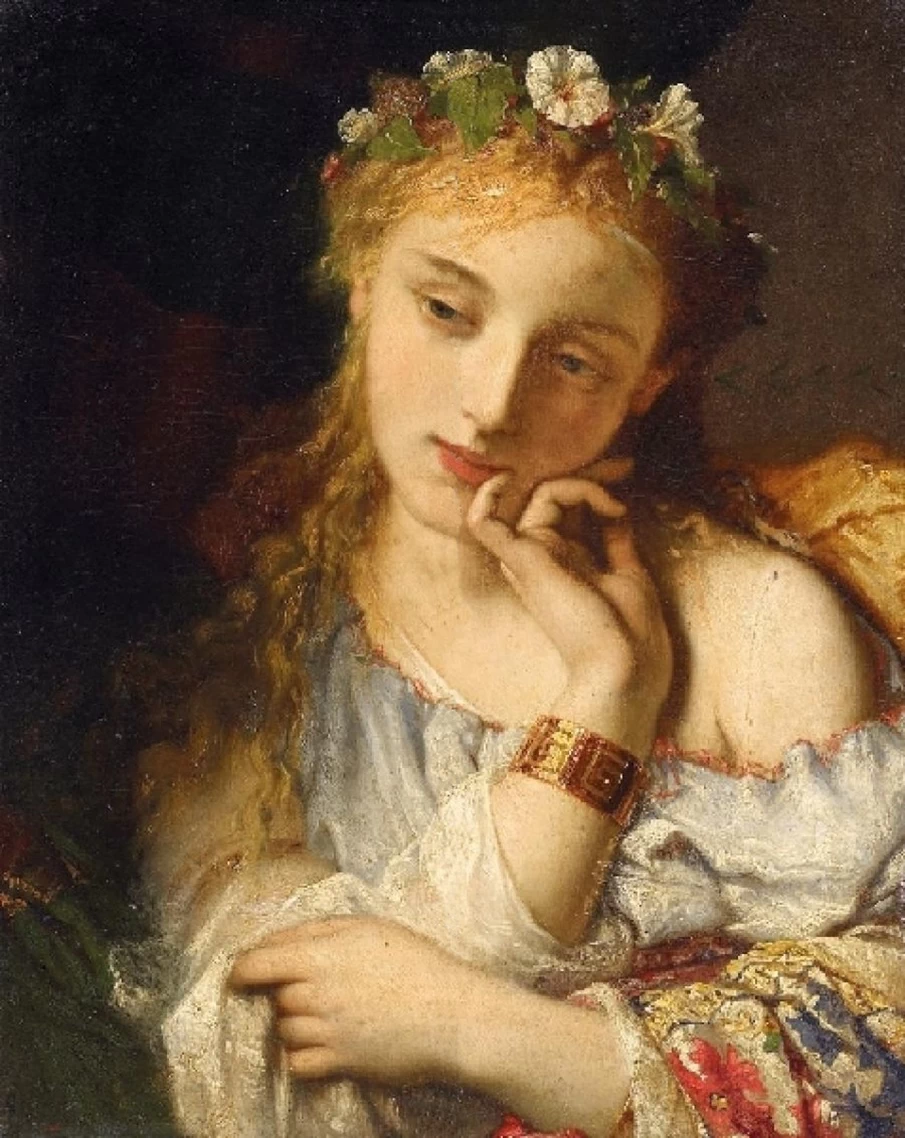 Pierre Olivier Joseph Coomans - Riflessione 1878